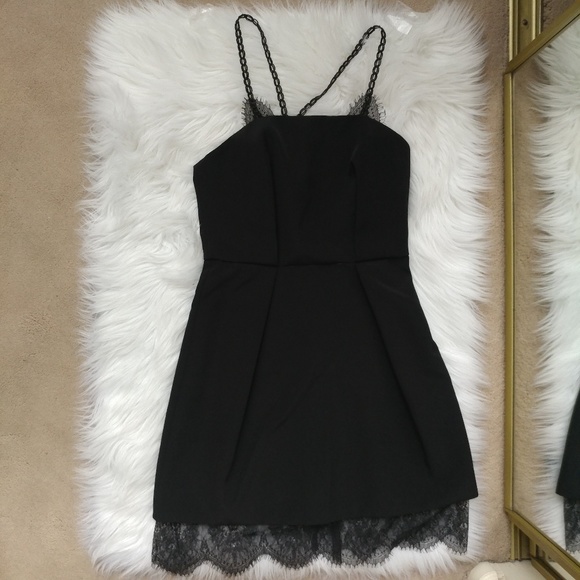 Topshop Chain Loop Lace Prom Dress - Picture 3 of 7